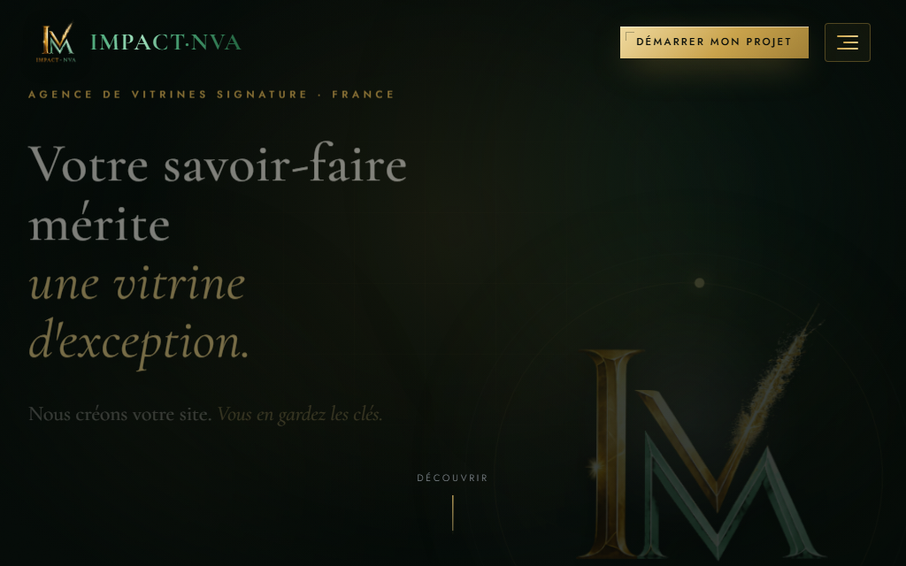 Aperçu du site Signature réalisé par Impact-NVA